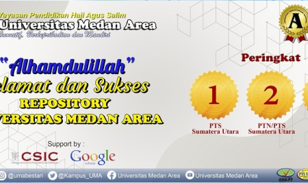 Universitas Medan Area Peringkat 1 PTS Terbaik Di Sumatera Utara Versi Webometric Repository